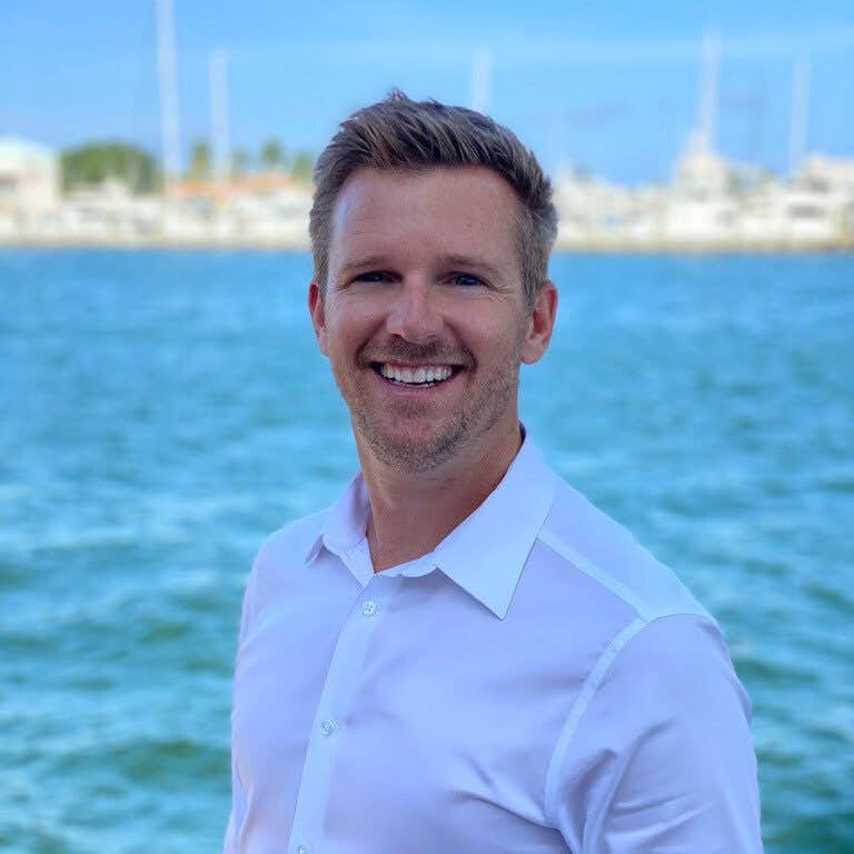 Profile shot of Nate Cook