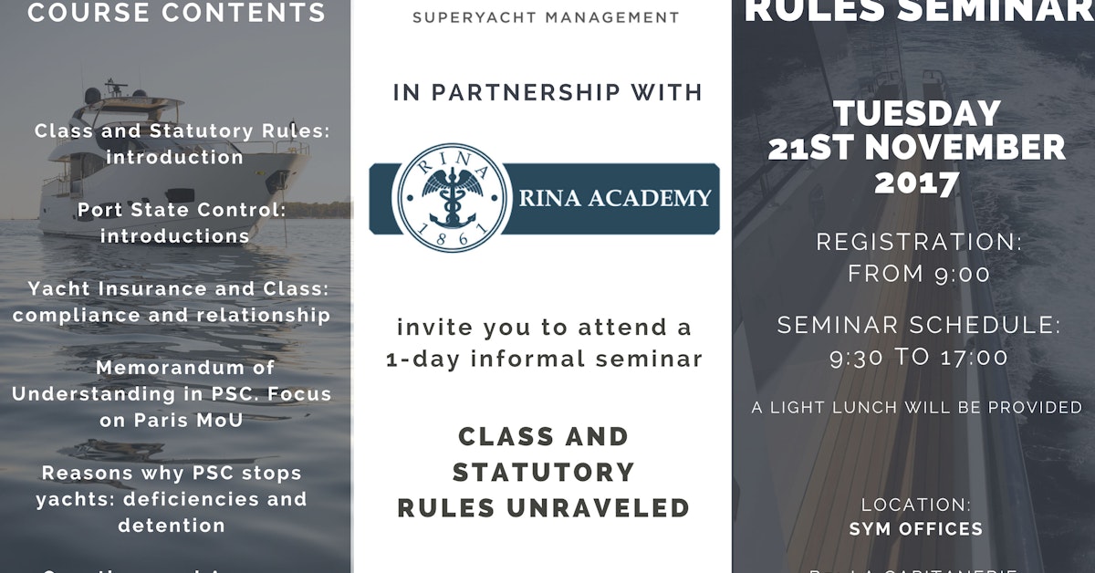 RINA CAPTAINS SEMINAR - Fairport Global